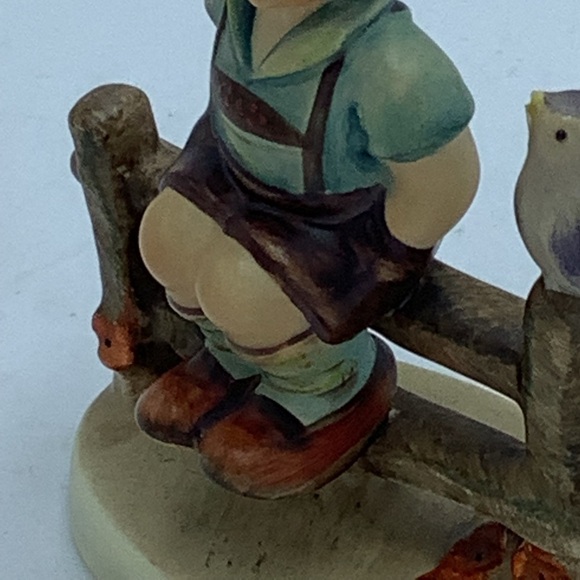 Vintage Goebel Boy With Bird Figurine - Picture 7 of 13